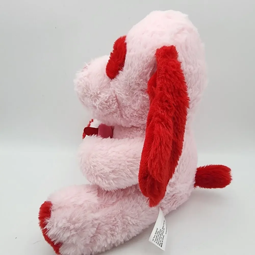 I Love You Latte Pink Dog Plush Stuffed Animal Toy 10